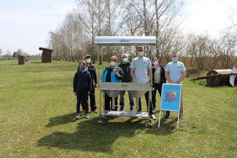 Bild - Vereinsgrill für den Bogensport Osthausen