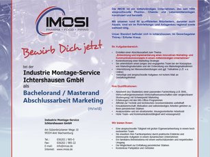 Bild - Bachelor / Master (m/w/d) Abschlussarbeit Marketing gesucht